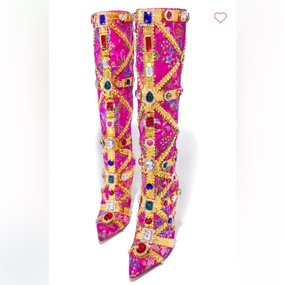 Gemstone-embellished Boots